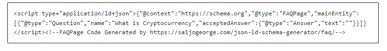 faq schema code